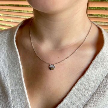 collier minimaliste argent