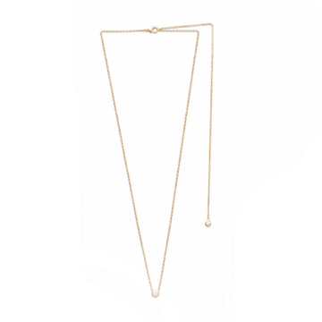 Collier dos nu plaqué or