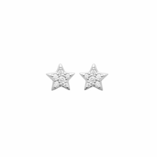Boucles d'oreilles étoiles en zirconium