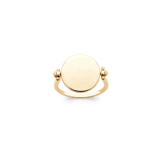 Bague réversible côté doré