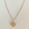 Collier plaqué or pendentif Capricorne