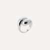 Grosse bague argent ajustable