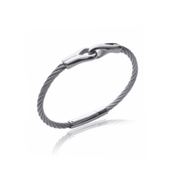 Bracelet homme câble acier