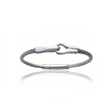 Bracelet homme câble acier