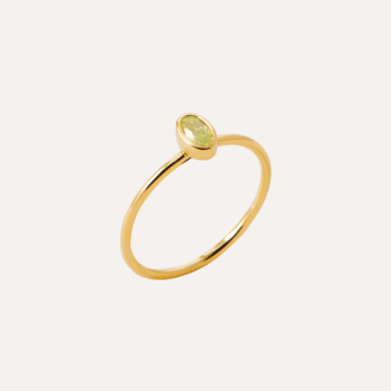 Bague fine 4 couleurs plaqué or