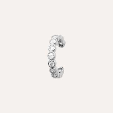 Bague d'oreille sans perçage argent