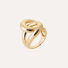 grosse bague plaqué or
