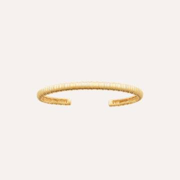 Bracelet jonc plaqué or 18 carats