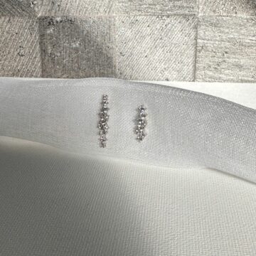 Boucles d'oreilles asymétriques argent