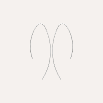 Créoles fines argent