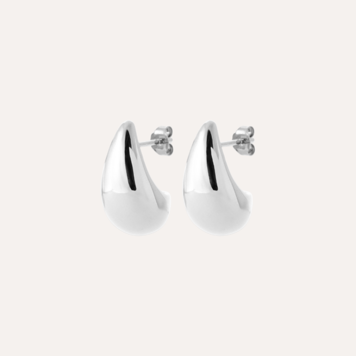 Boucles d'oreilles tendance argent