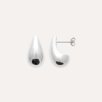 Boucles d'oreilles tendance argent