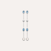 Boucles d'oreilles argent nacre
