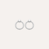 Boucles d'oreilles cercle argent