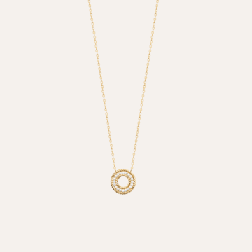 Collier plaqué or femme tendance