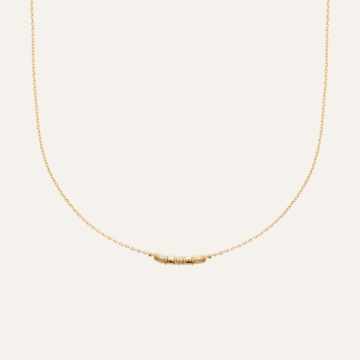 Collier plaqué or talisman