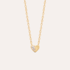 Collier plaqué or petit coeur