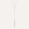 Collier plongeant argent