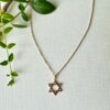 Collier homme étoile de David