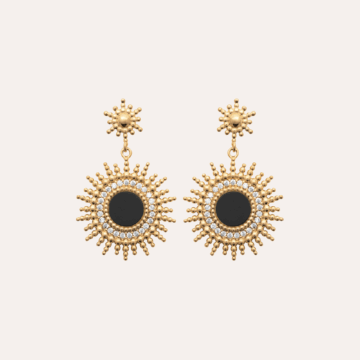 Boucles d'oreilles soleil