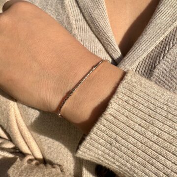 Bracelet jonc torsadé